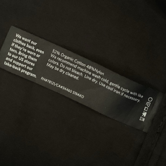 Eileen Fisher Hooded Rain Coat Black. Sz Large - Picture 8 of 11